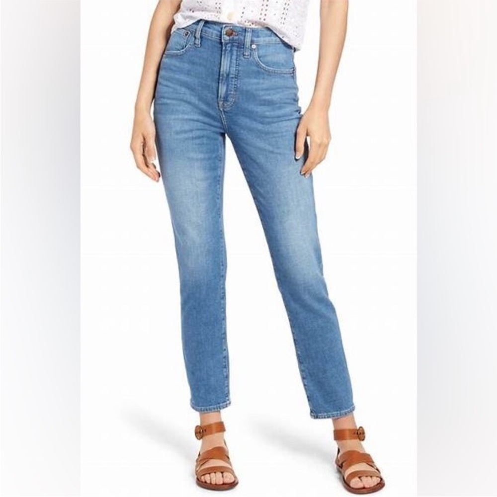 Madewell The Perfect‎ Vintage Straight Crop Jeans 23